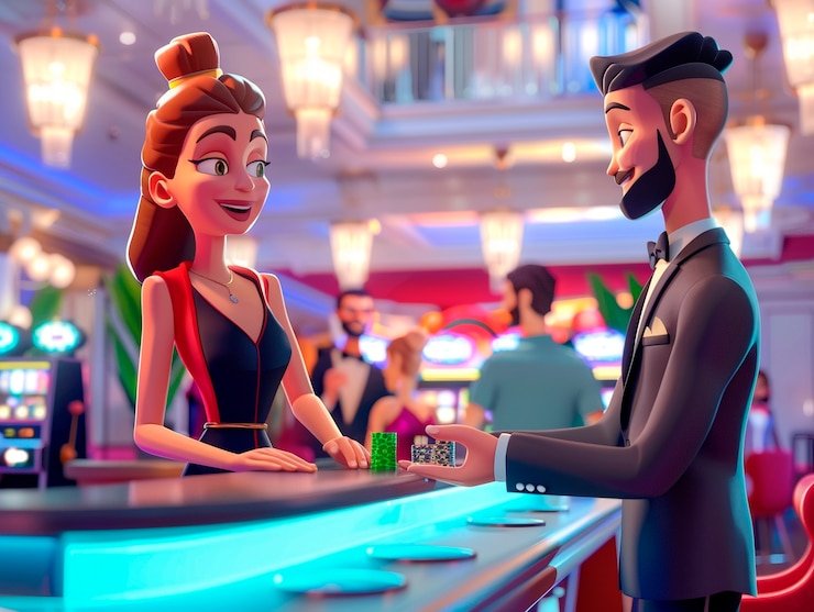 Fitur pemilihan bonus Bigger Bass Bonanza menampilkan simbol tersembunyi dan pengganda kemenangan di layar seluler